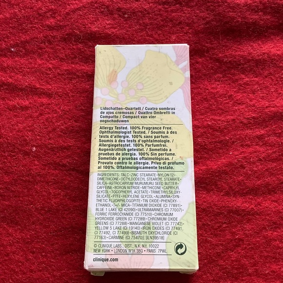 EUC - Clinique “11 Galaxy” Eyeshadow quad, cool tones - Picture 4 of 4